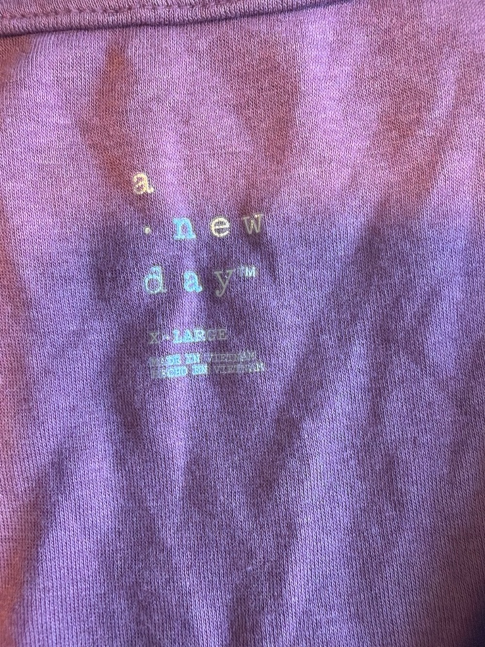 a new day Purple Crewneck Sweater